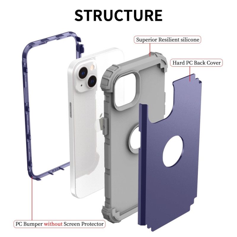 Kryt iPhone 14 Kovový Efekt