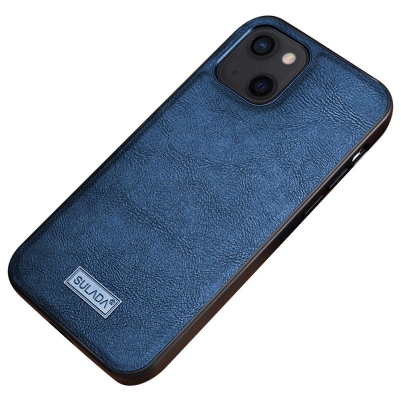 Kryt iPhone 14 Kožený Efekt Sulada