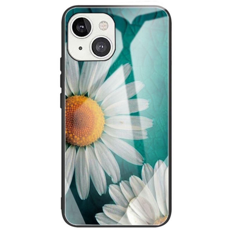 Kryt iPhone 14 Kvety Z Tvrdeného Skla