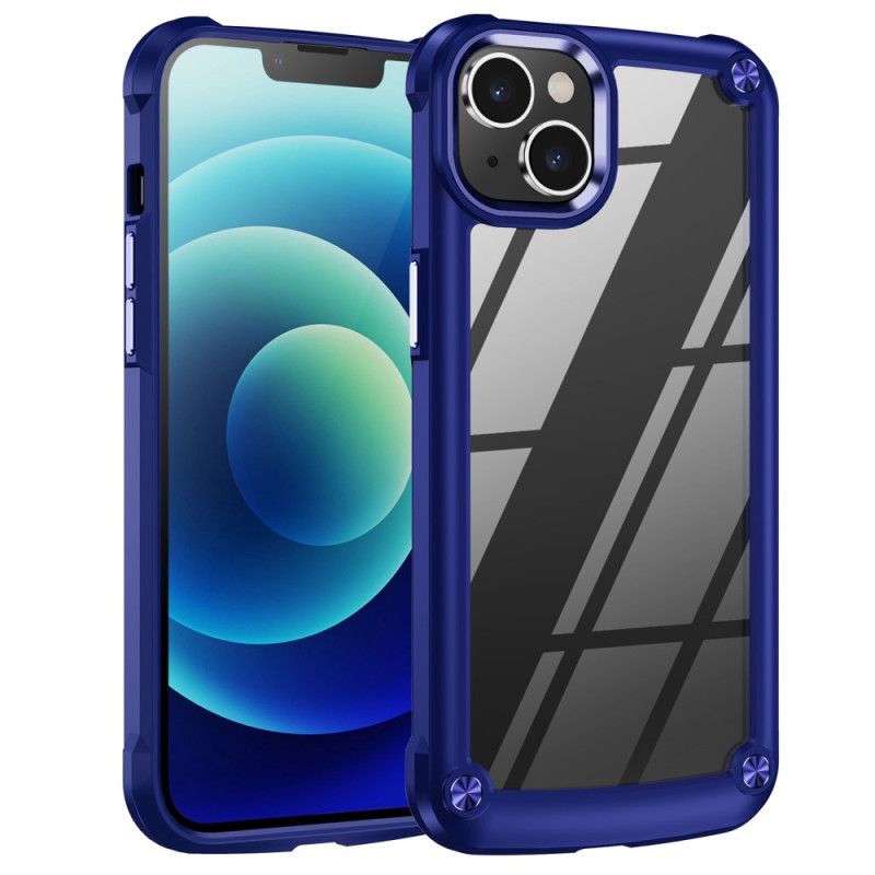 Kryt iPhone 14 Priehľadná Hliníková Zliatina