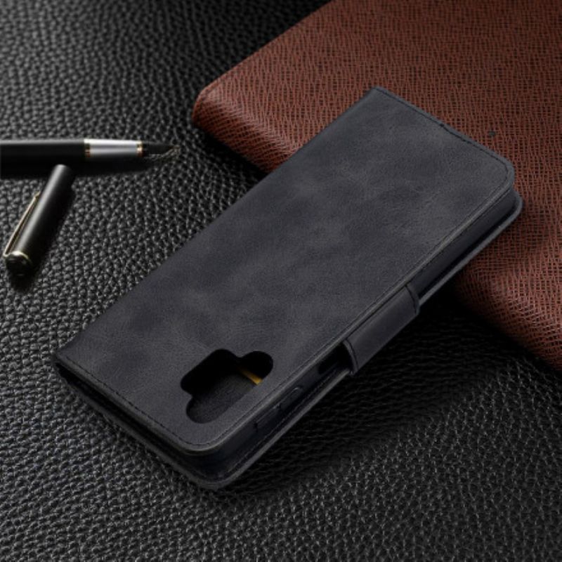 Kožené Puzdro Samsung Galaxy A32 5G Flipové Puzdro Hladká Šikmá Klapka