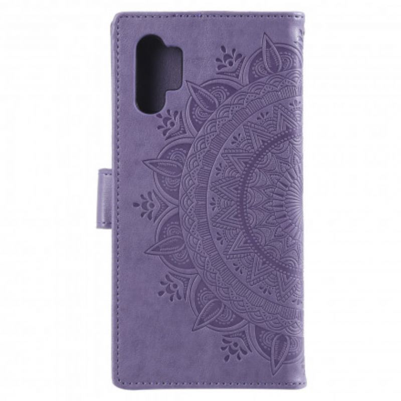 Kožené Puzdro Samsung Galaxy A32 5G Slnečná Mandala