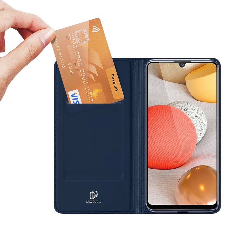 Flipové Puzdro Samsung Galaxy M12 / A12 Kožené Puzdro Skin Pro Dux Ducis