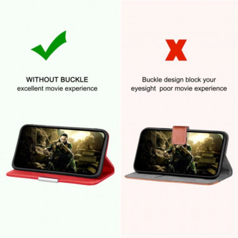 Flipové Puzdro Samsung Galaxy M12 / A12 Kožené Puzdro Umelá Koža Litchi Ultra Chic