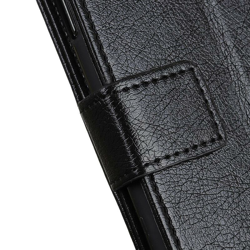 Kožené Puzdro Samsung Galaxy M12 / A12 Efekt Starožitnej Kože Nappa