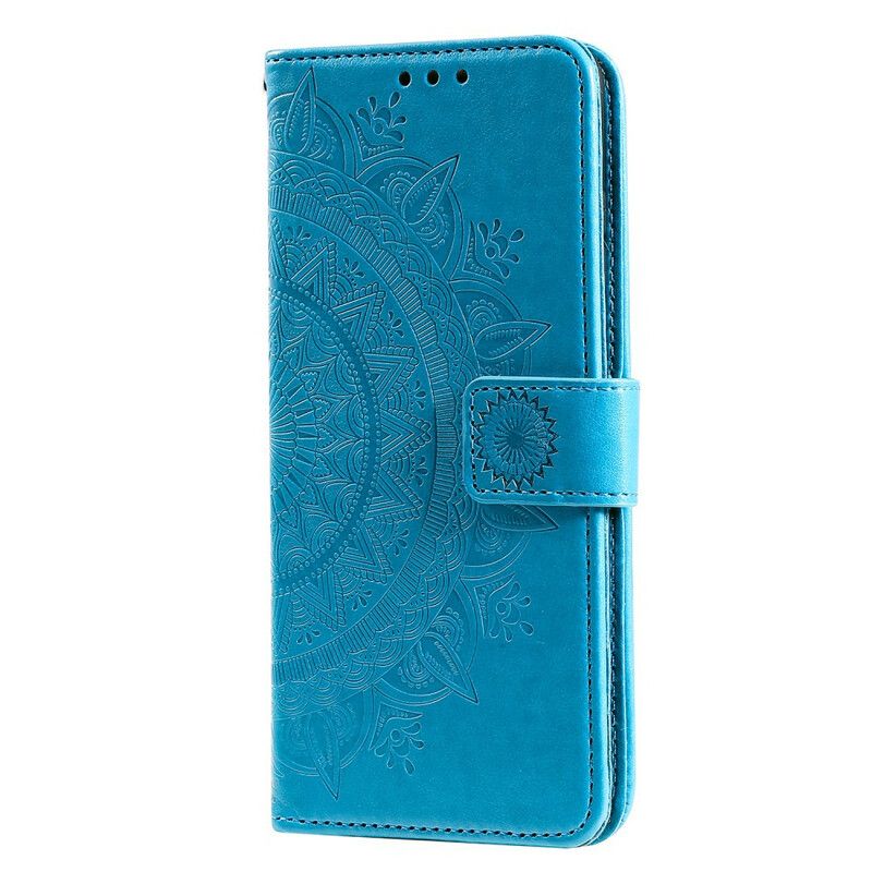 Kožené Puzdro Samsung Galaxy M12 / A12 Slnečná Mandala