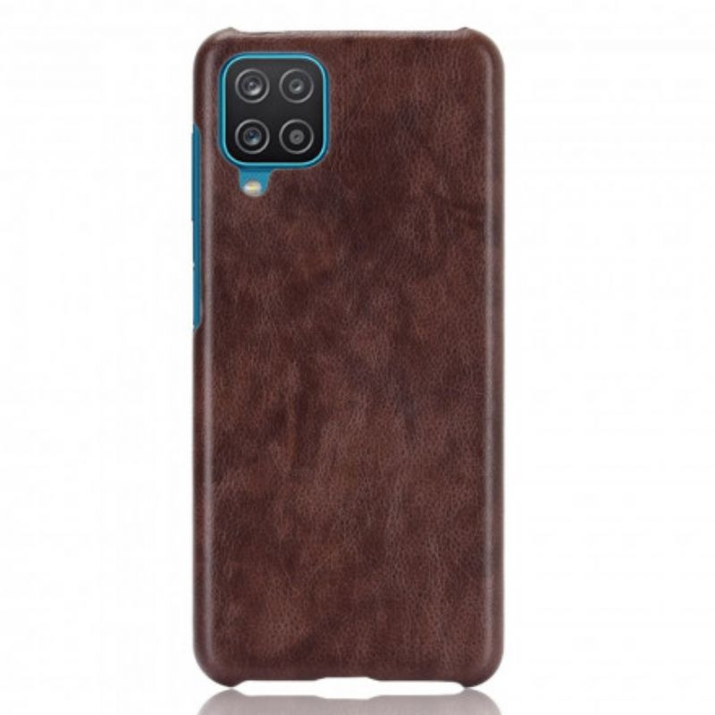 Kryt Samsung Galaxy M12 / A12 Efekt Kože Litchi