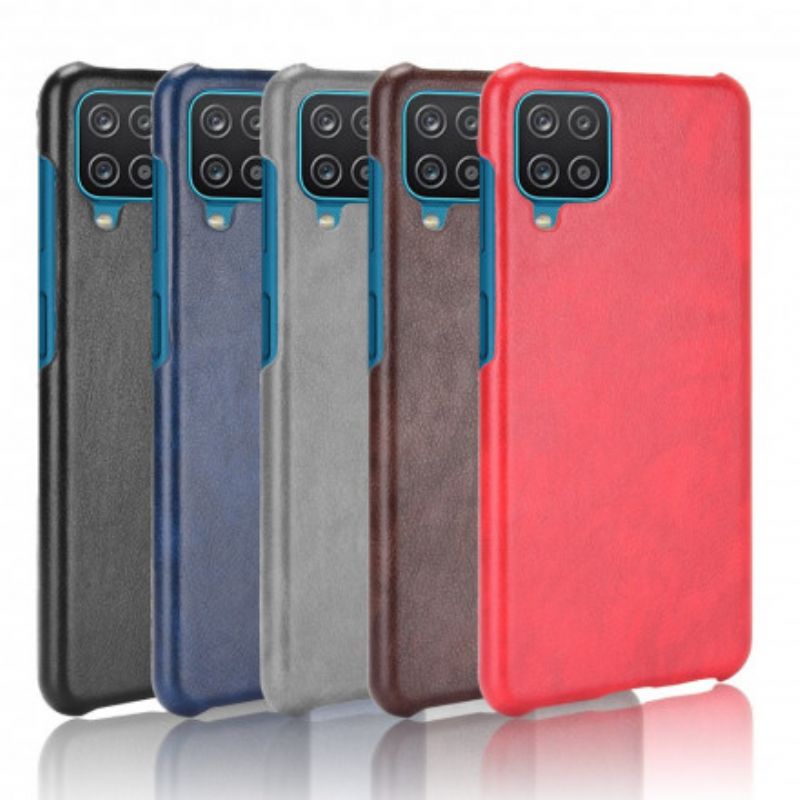 Kryt Samsung Galaxy M12 / A12 Efekt Kože Litchi