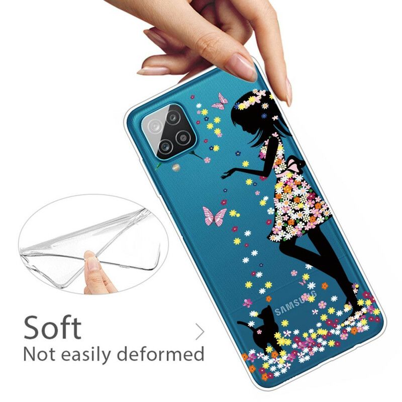 Kryt Samsung Galaxy M12 / A12 Krásna Kvetinová Hlava