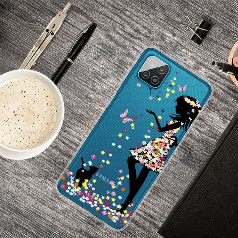 Kryt Samsung Galaxy M12 / A12 Krásna Kvetinová Hlava