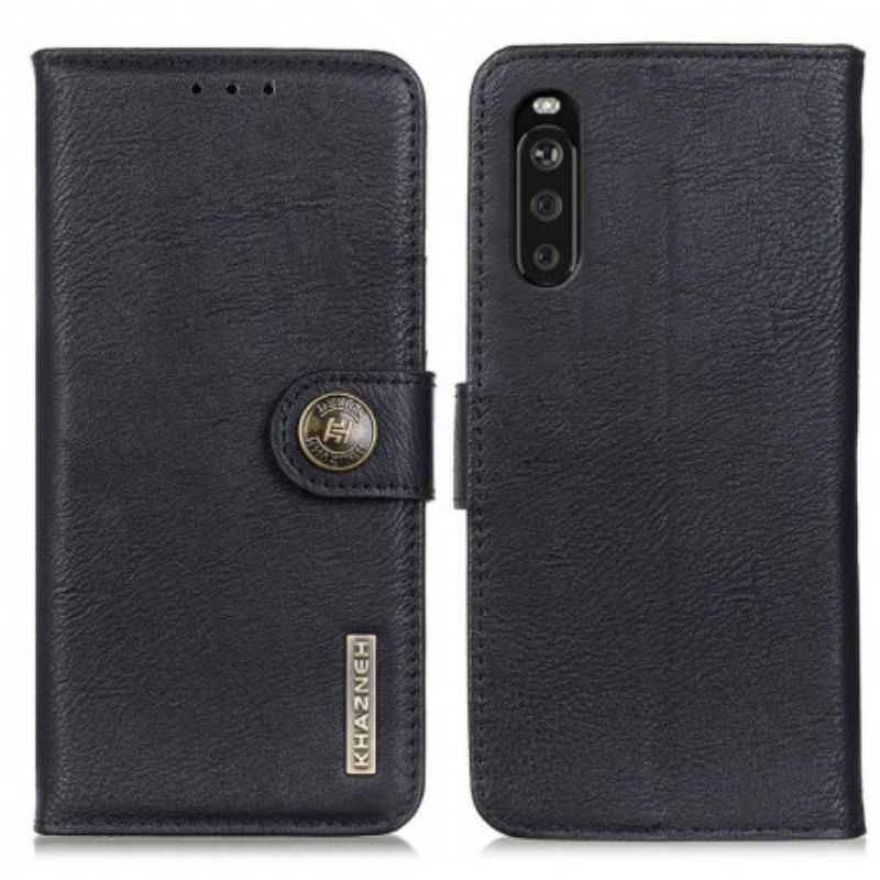 Kožené Puzdro Sony Xperia 5 III Imitácia Kože Khazneh