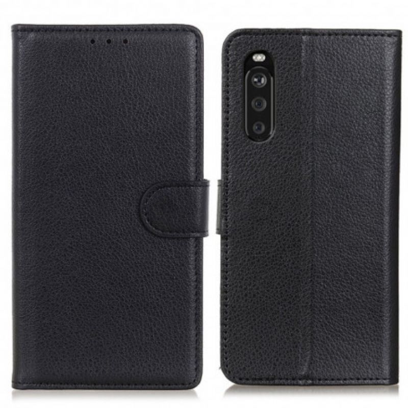 Kožené Puzdro Sony Xperia 5 III Umelá Koža Liči