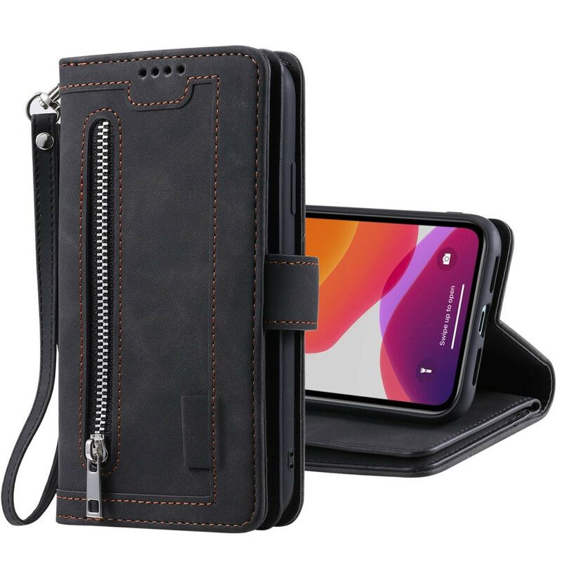 Flipové Puzdro iPhone 12 / 12 Pro Peňaženka Na 9 Kariet
