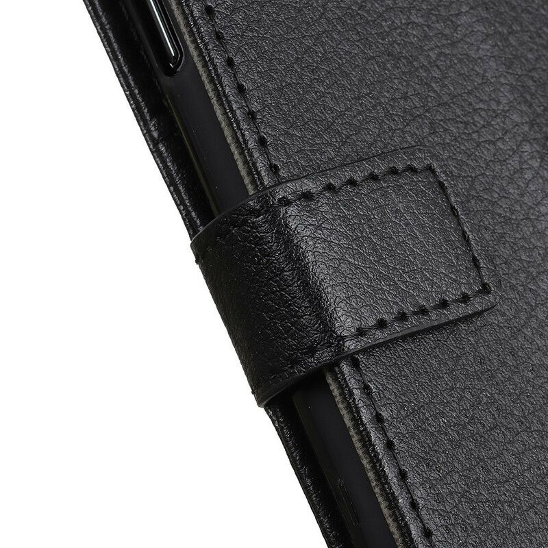Kožené Puzdro iPhone 12 / 12 Pro Prémiová Textúra Liči