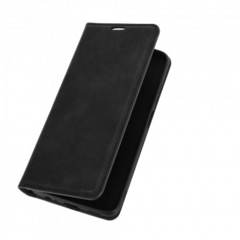 Flipové Puzdro Xiaomi Redmi Note 9 5G Kožené Puzdro Dotyk Pokožky