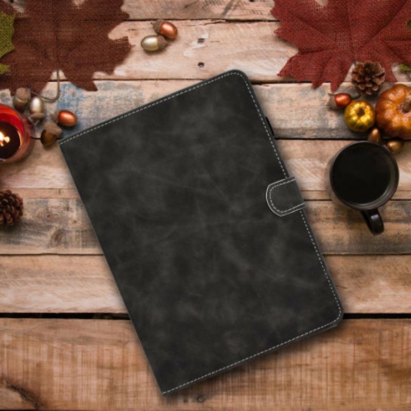 Flipové Puzdro Samsung Galaxy Tab A7 (2020) Vintage Dizajn S Koženým Efektom