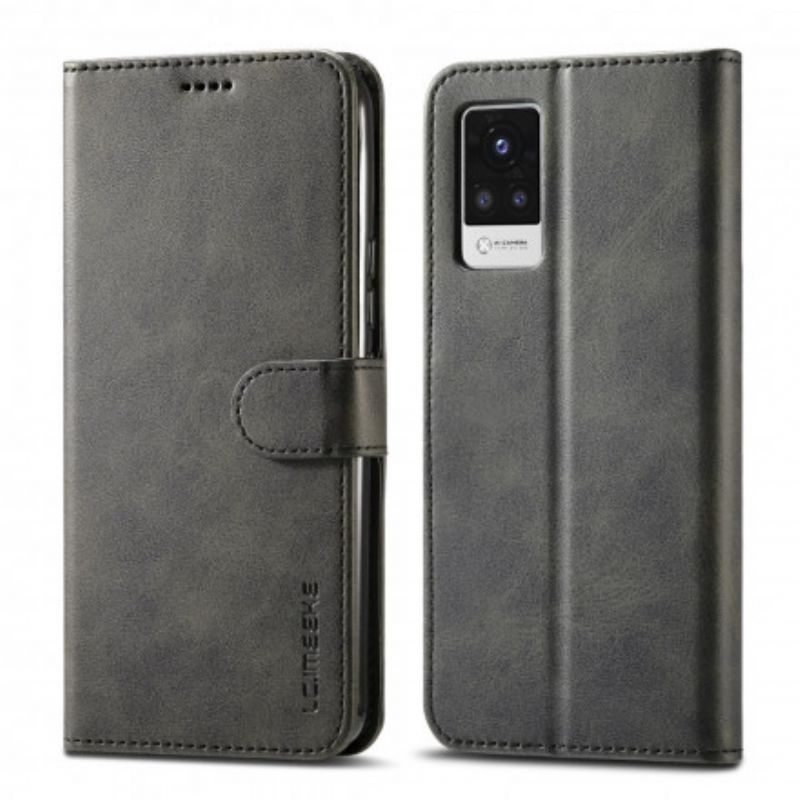 Kožené Puzdro Vivo V21 5G Kožený Efekt Lc.imeeke