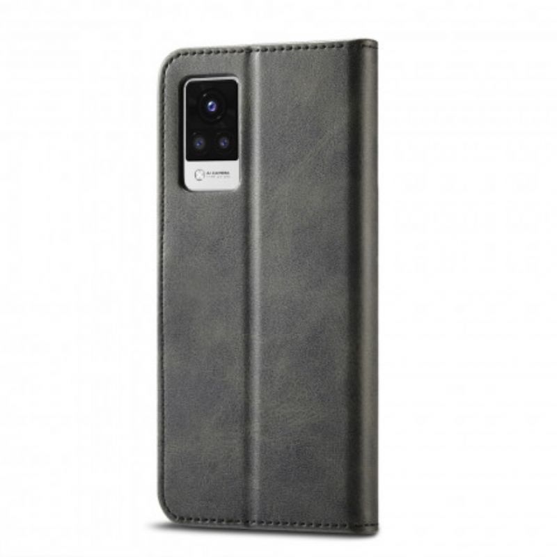 Kožené Puzdro Vivo V21 5G Kožený Efekt Lc.imeeke