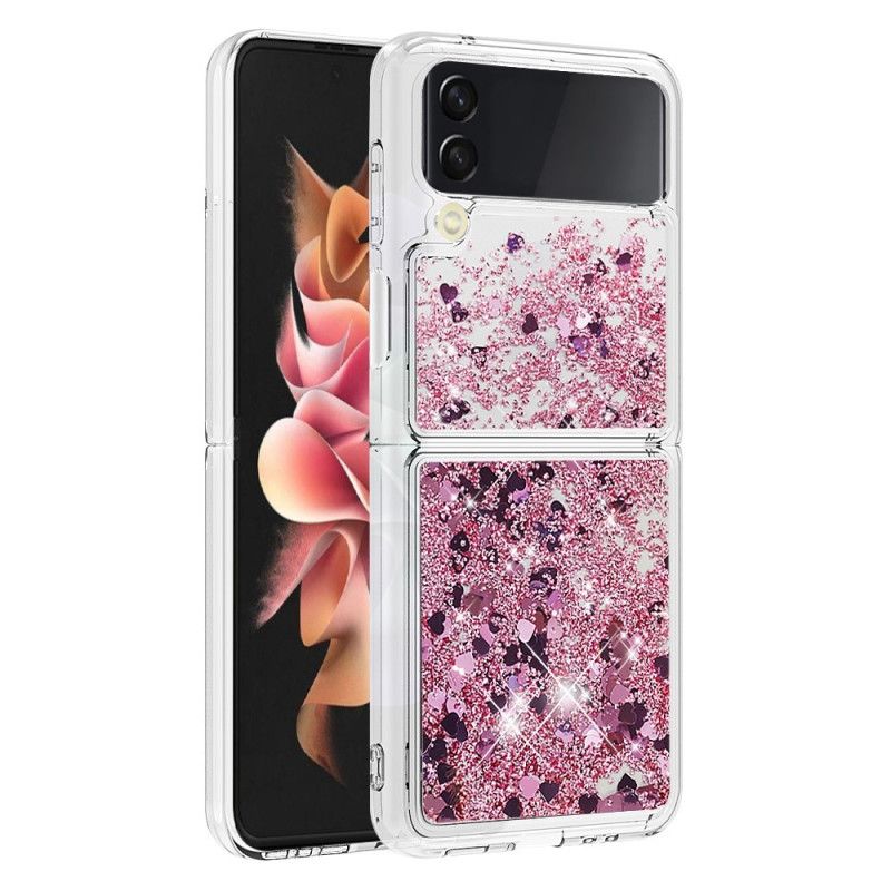 Flipové Puzdro Samsung Galaxy Z Flip 4 Kožené Puzdro Farebné Flitre