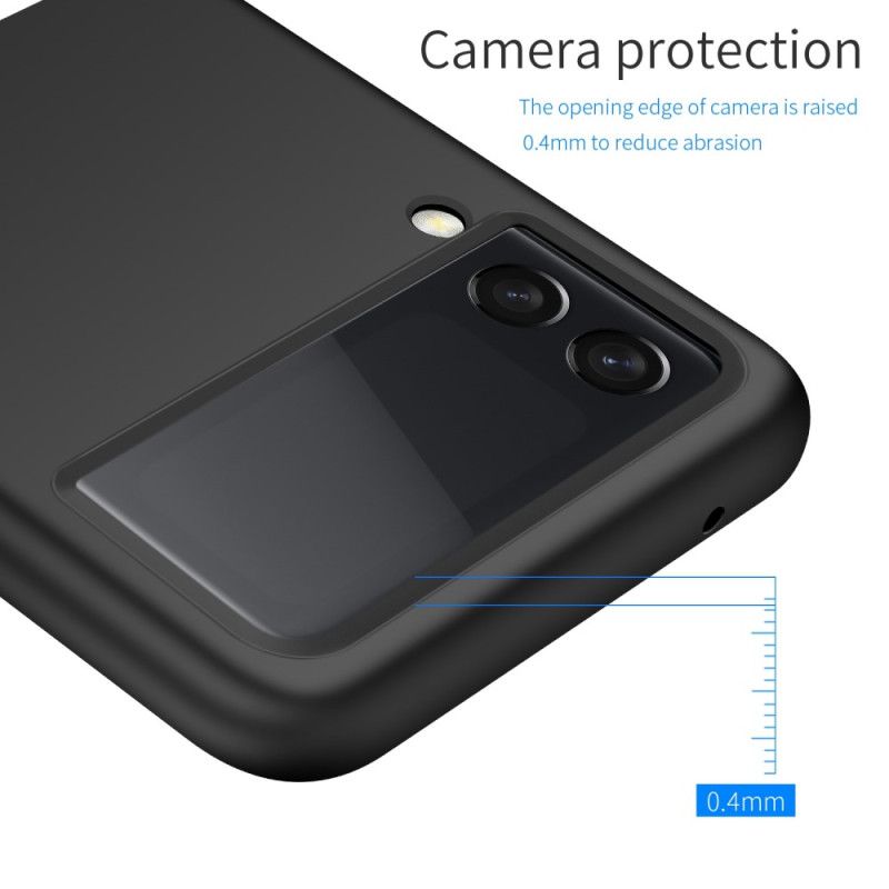 Flipové Puzdro Samsung Galaxy Z Flip 4 Kožené Puzdro Klasické