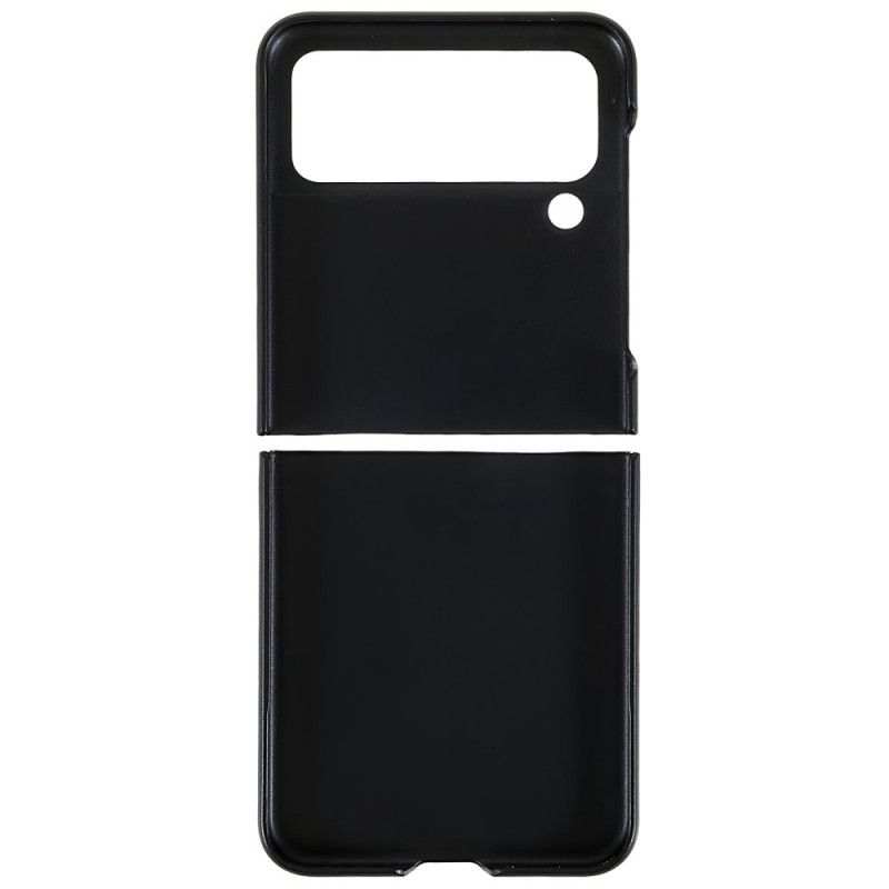 Flipové Puzdro Samsung Galaxy Z Flip 4 Kožené Puzdro Klasický Hladký
