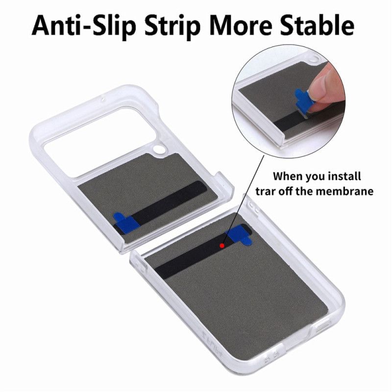 Flipové Puzdro Samsung Galaxy Z Flip 4 Kožené Puzdro Kvety Z Umelej Kože