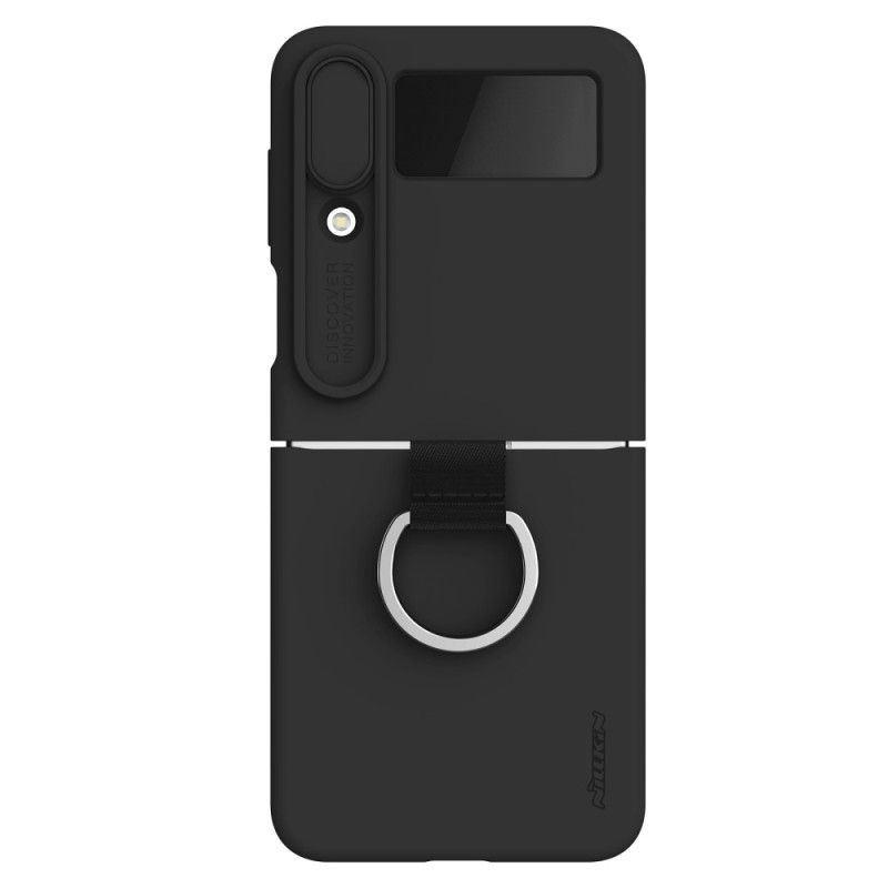 Flipové Puzdro Samsung Galaxy Z Flip 4 Kožené Puzdro Nillkin