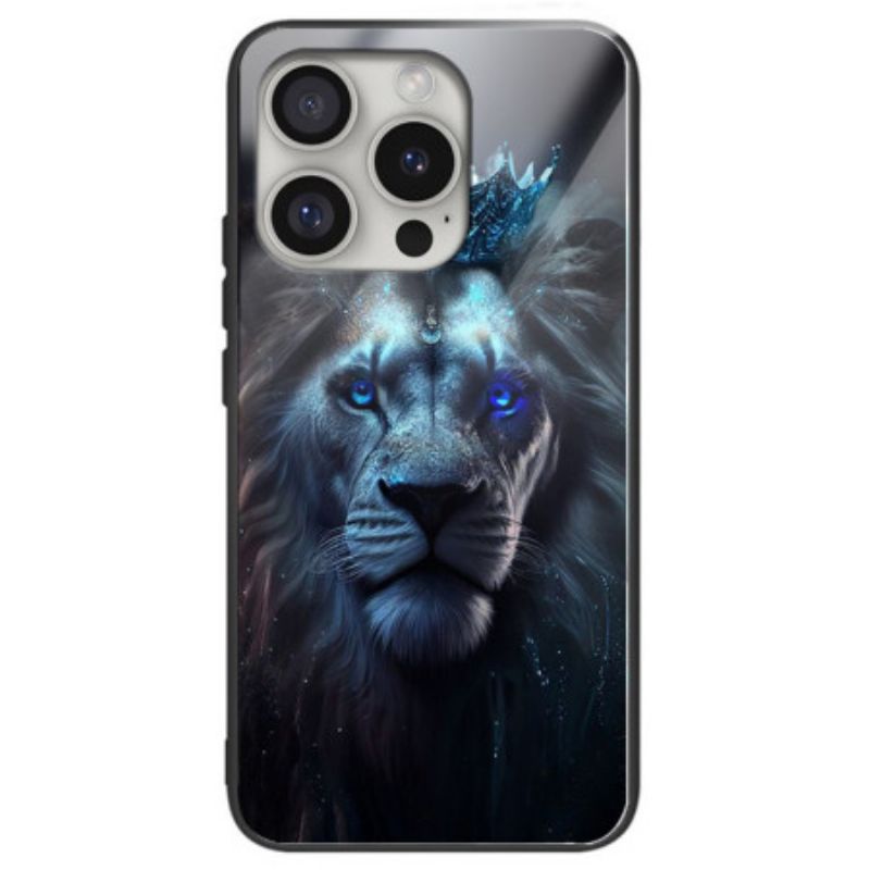 Kryt iPhone 16 Pro Max Kryt Na Mobil Tvrdené Sklo Blue Lion