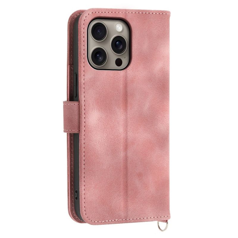 Puzdro iPhone 16 Pro Max Floralie S Popruhom A Popruhom Cez Rameno