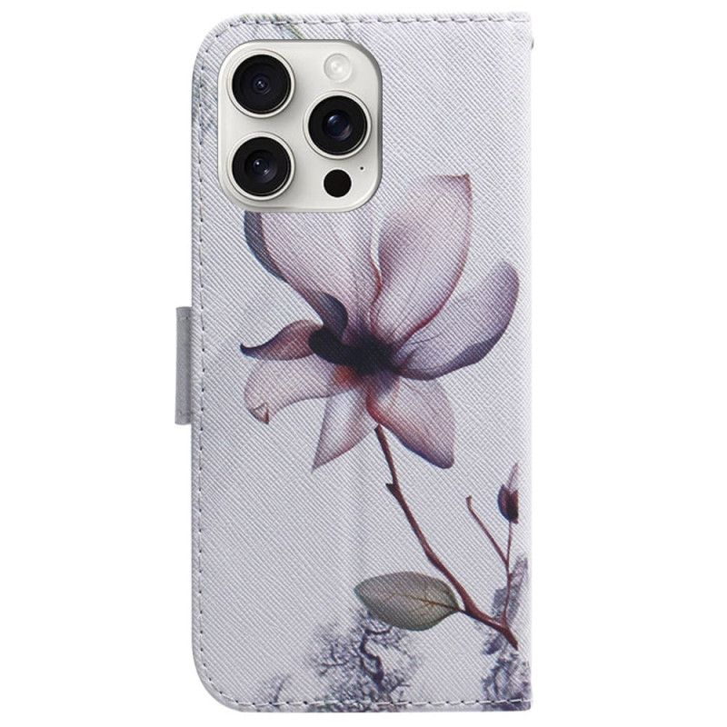 Puzdro iPhone 16 Pro Max Ružový Kvet