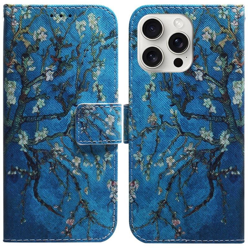 Puzdro Na iPhone 16 Pro Max Marhuľové Kvety