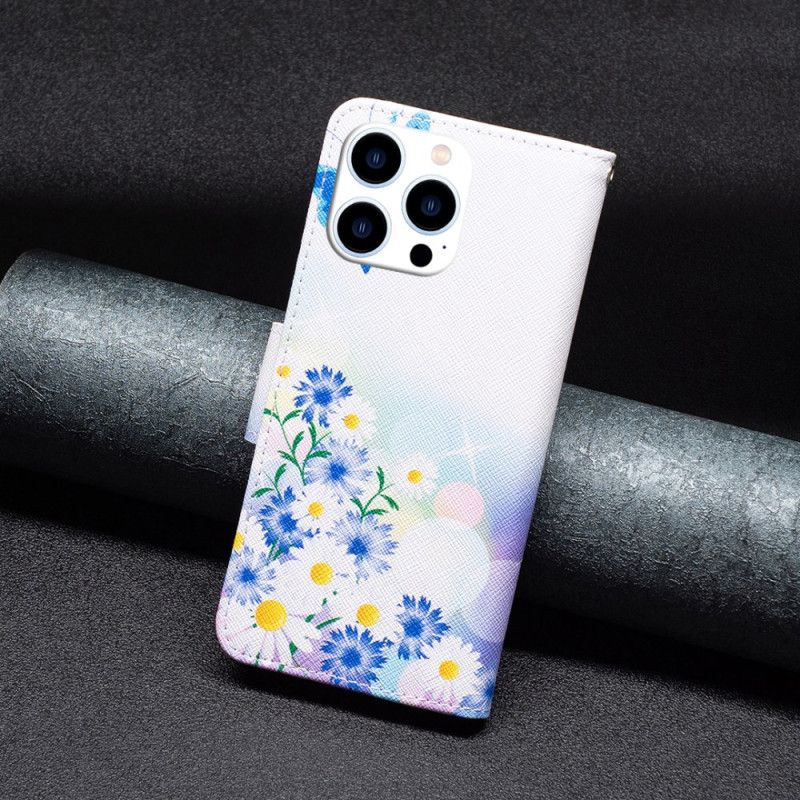 Puzdro Na iPhone 16 Pro Max Motýľ A Kvety
