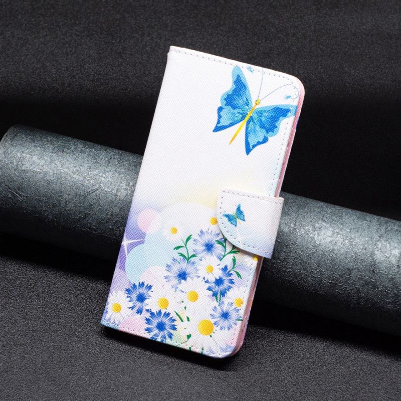 Puzdro Na iPhone 16 Pro Max Motýľ A Kvety