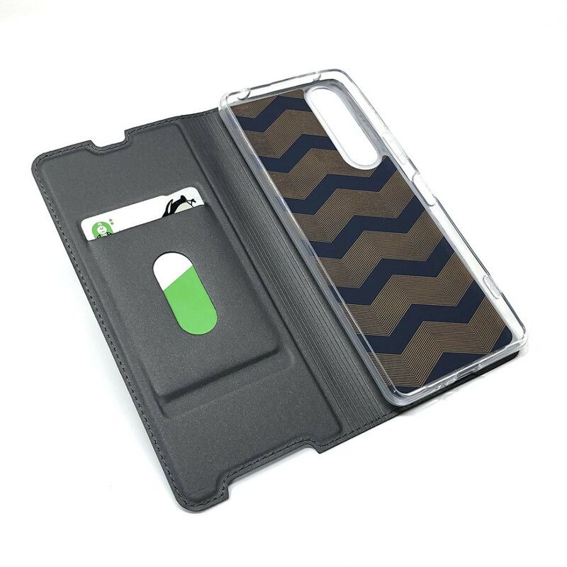 Flipové Puzdro Sony Xperia 1 II Kožené Puzdro Magnetická Spona