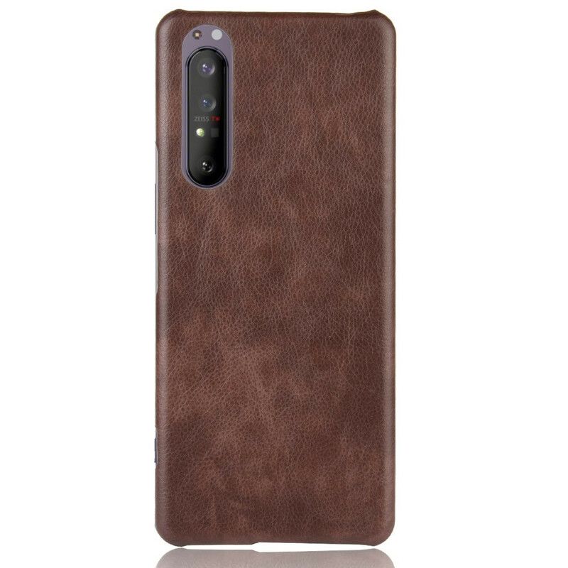 Kryt Sony Xperia 1 II Efekt Kože Litchi