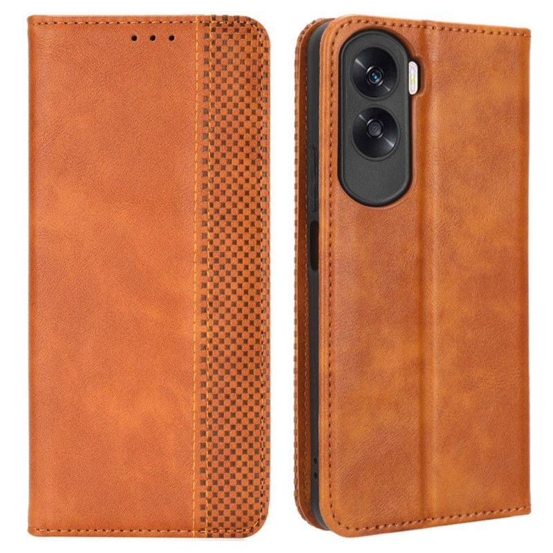 Flipové Puzdro Honor 90 Lite Kožené Puzdro Retro