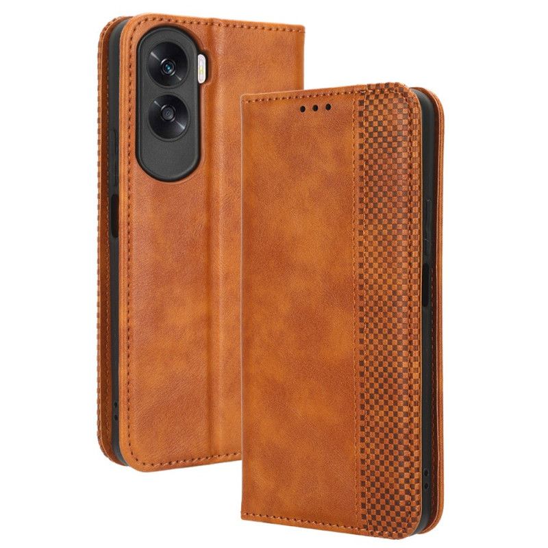 Flipové Puzdro Honor 90 Lite Kožené Puzdro Retro