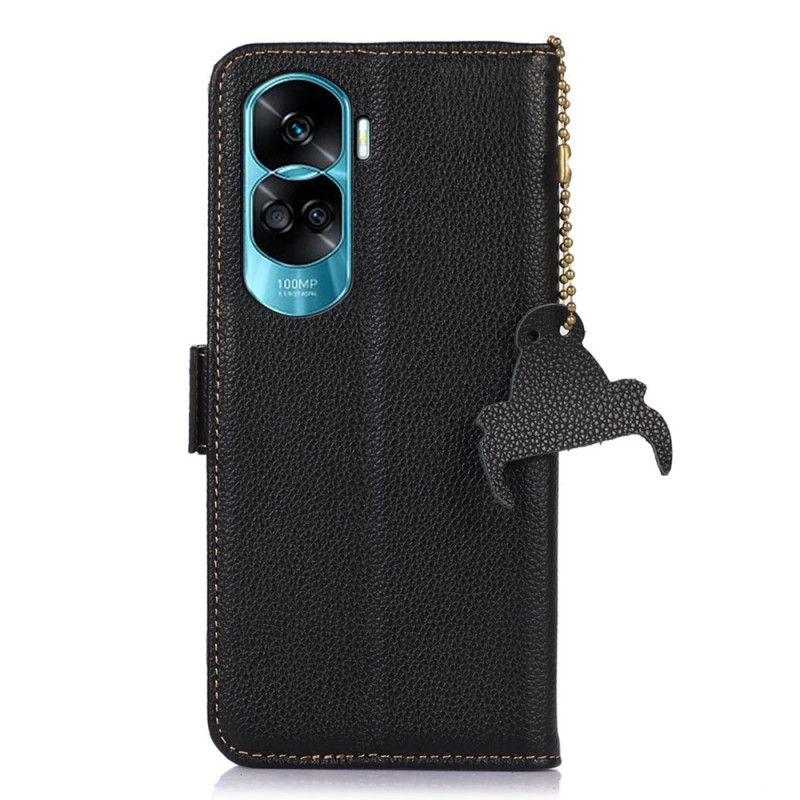 Kožené Puzdro Honor 90 Lite Originálna Koža Lite Rfid