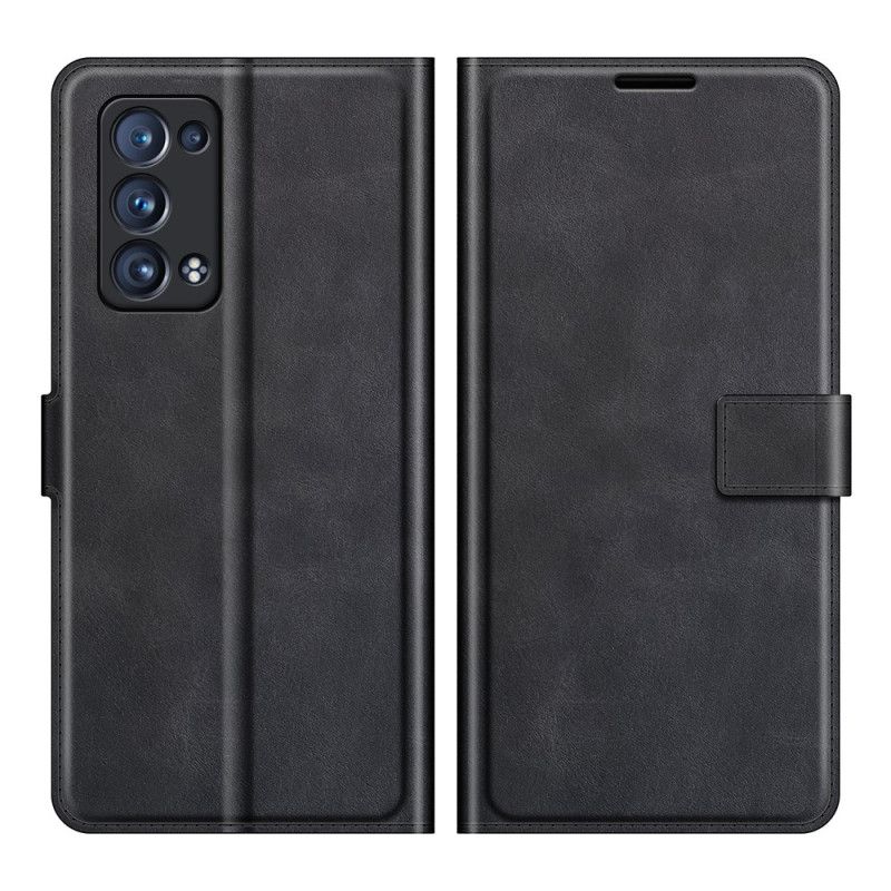 Kožené Puzdro Oppo Reno 6 Pro 5G Jemnosť Pokožky Na Dotyk