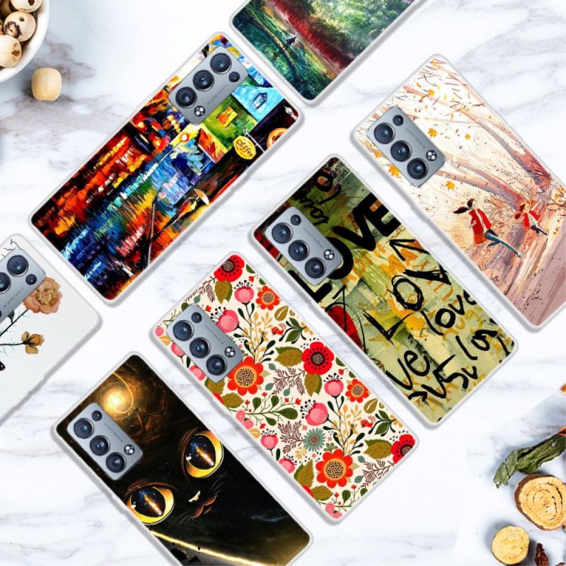 Kryt Oppo Reno 6 Pro 5G Fialový Mesiac