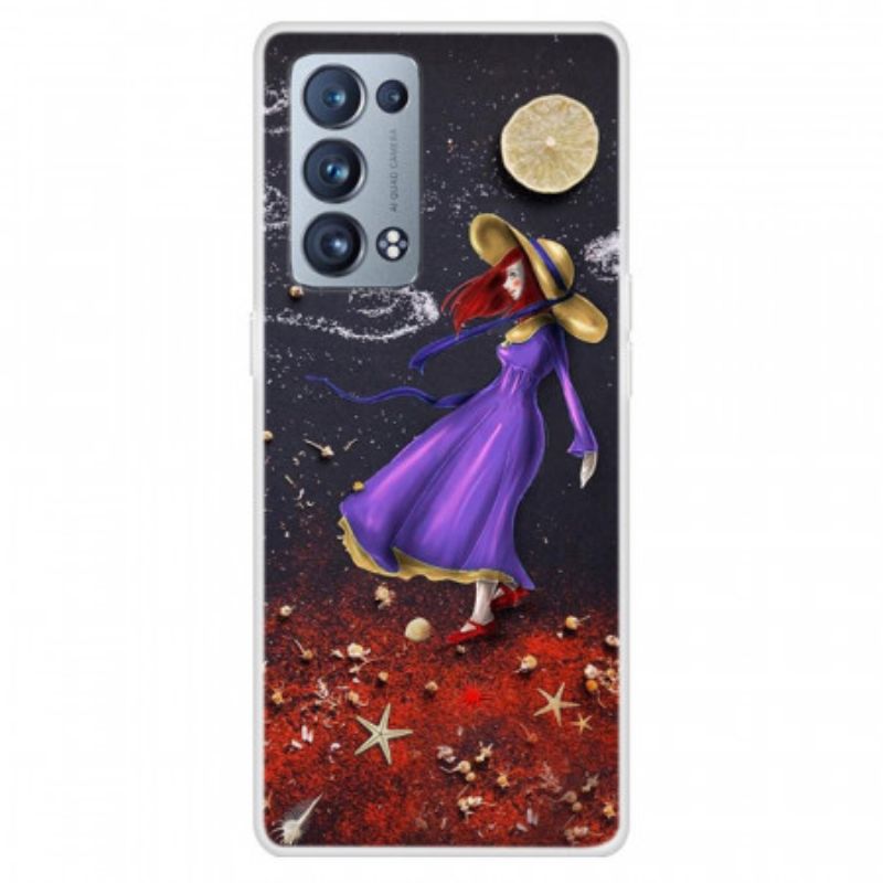 Kryt Oppo Reno 6 Pro 5G Žena Pri Mori