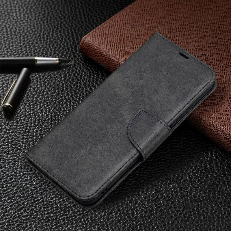 Kožené Puzdro Xiaomi Redmi Note 10 5G Flipové Puzdro Hladká Šikmá Klapka