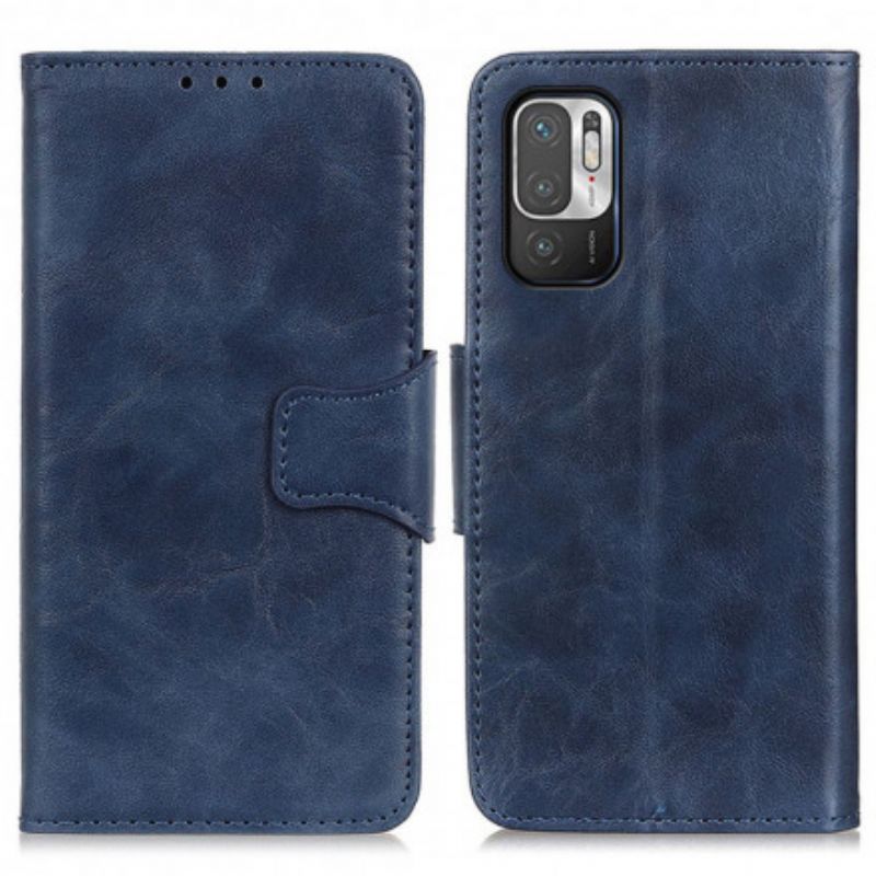 Kožené Puzdro Xiaomi Redmi Note 10 5G Obojstranná Magnetická Spona