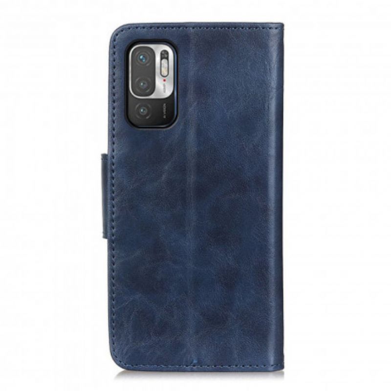 Kožené Puzdro Xiaomi Redmi Note 10 5G Obojstranná Magnetická Spona