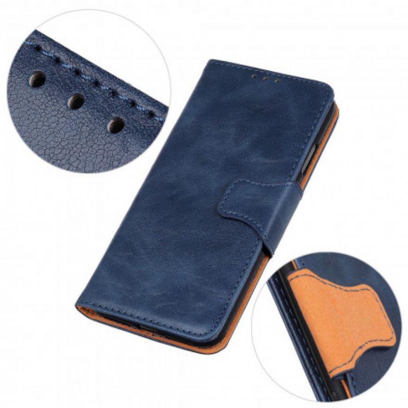 Kožené Puzdro Xiaomi Redmi Note 10 5G Obojstranná Magnetická Spona