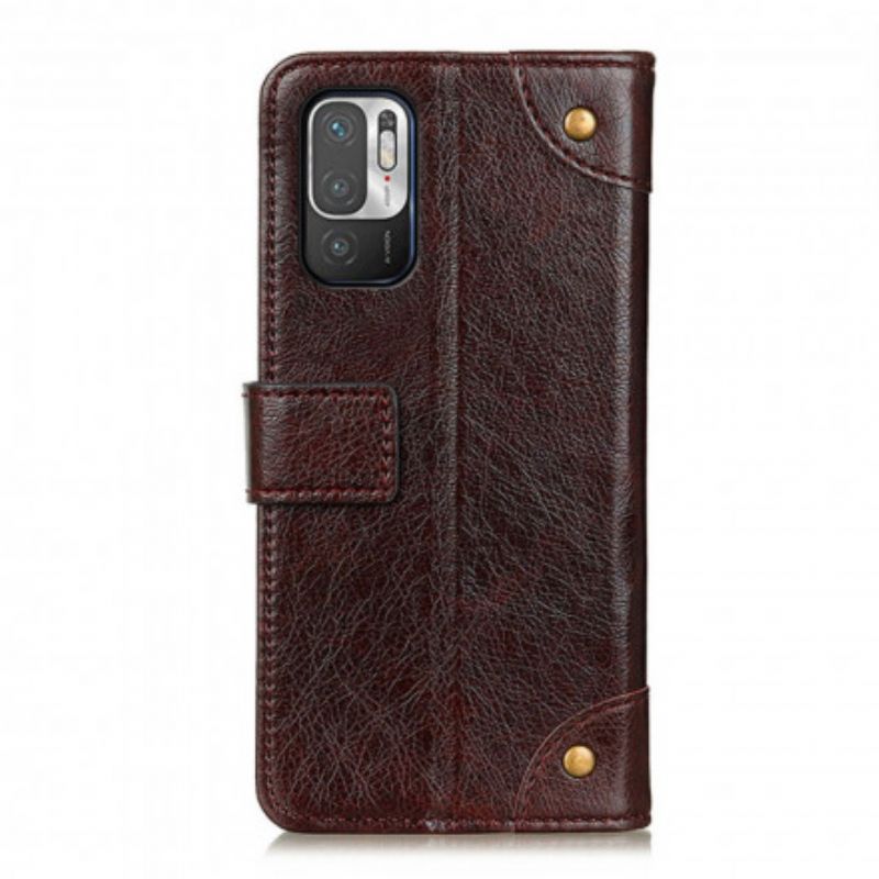 Kožené Puzdro Xiaomi Redmi Note 10 5G Vintage Nity Z Kože Nappa