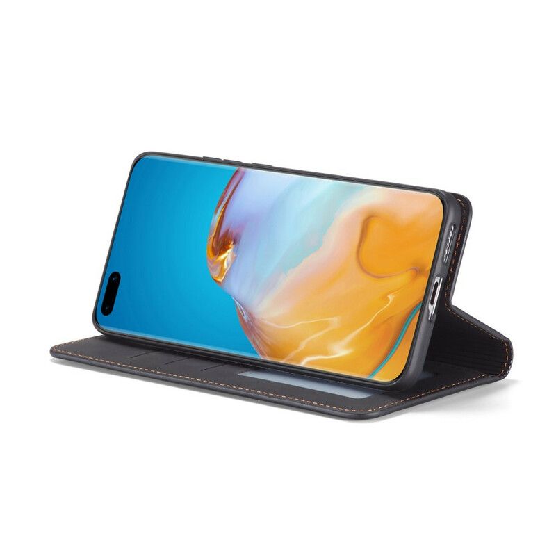 Flipové Puzdro Huawei P40 Pro Kožené Puzdro Kožený Efekt Forwenw
