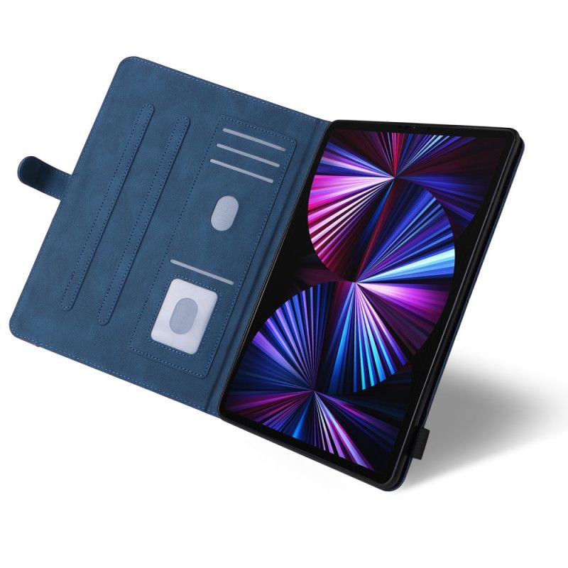 Kožené Puzdro iPad Pro 12.9" (2021) Dvojfarebný Dizajn