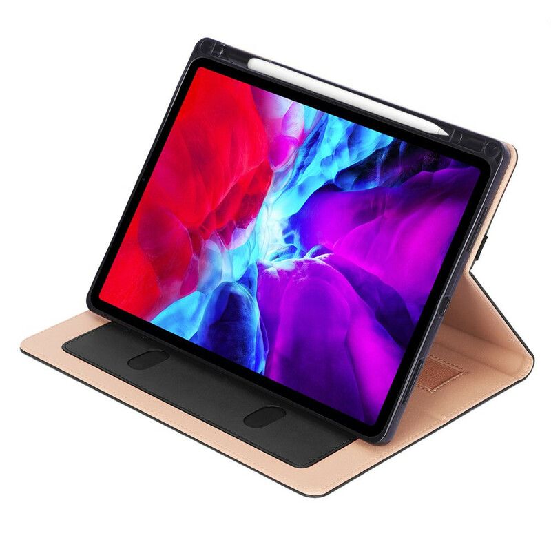 Peňaženkové Kožené Puzdro iPad Pro 12.9" (2021) Gumička