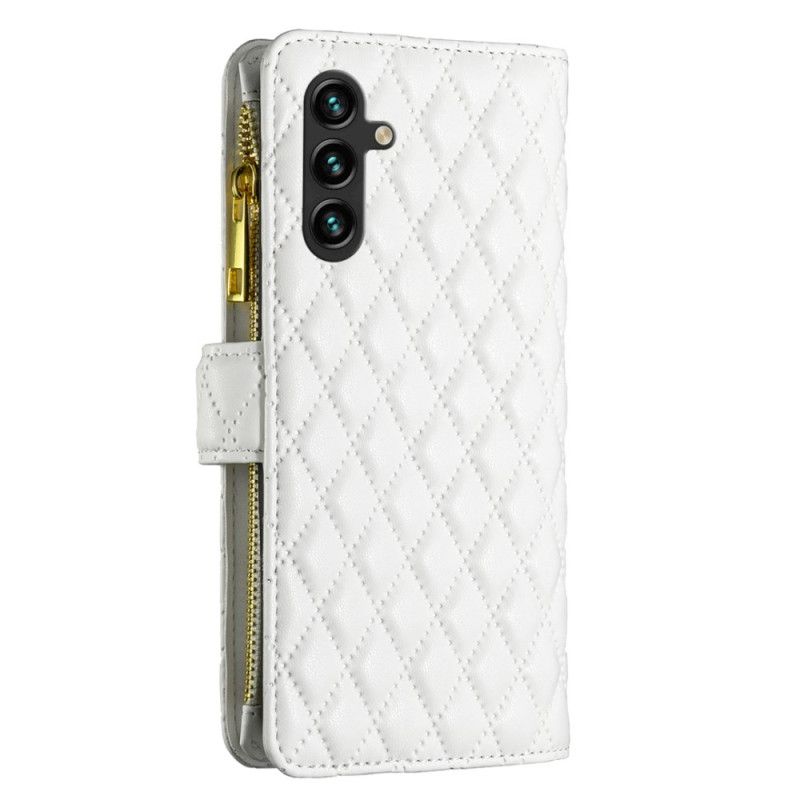 Kožené Puzdro Samsung Galaxy A16 5g Binfen Color Prešívaná Peňaženka